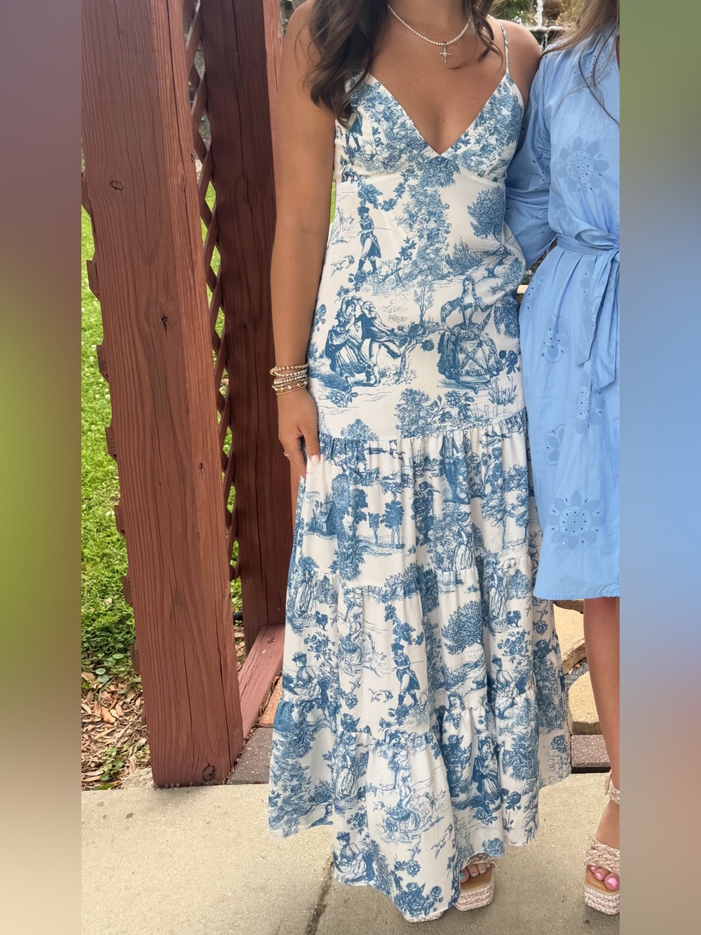 Gianni Bini toile print dress